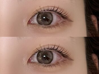 アイプラス 河原町三条(i plus)の写真/自まつ毛を大切にした丁寧な施術でお顔のバランスや生えグセを見ながらをデザインいたします。モチの良さ◎