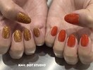 ゴールド×オレンジ