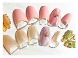 ニュアンスビッグフラワーネイル
