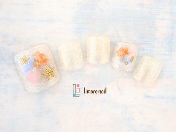 リモアネイル(limore nail)/【フット】タイダイ☆