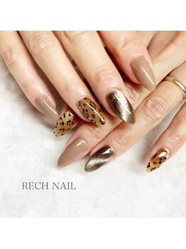 レッシュネイル サロンアンドスクール(RECH NAIL salon&school)/leopard★