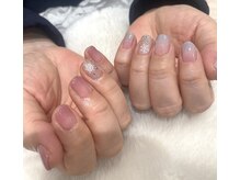 エムスラッシュ 横浜元町店(M.SLASH)/パラジェル　ちぐはぐネイル