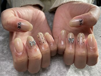 ムーラン(mulan)/リボン×ドット