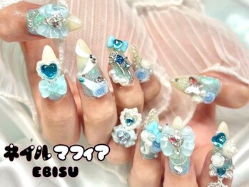 ネイルマフィア 恵比寿(NAIL MAFIA)の写真/【アートやり放題あり】フリーデザインコースが大人気☆時間内ストーンもアートもやり放題♪