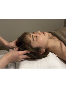 ヘッドスパで癒されたい