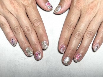 シーグラス(SeaGlass)/おまかせ記念日ネイル