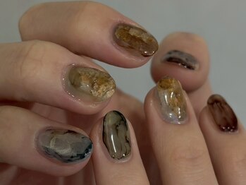 ラクエ(Laque)/ブラウン ゴールド ニュアンス