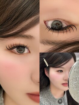 ビューティーネイル(Beauty Nail)の写真/【誰でもぱっちり】仕上がり！高持続LED×韓国風束間！24時可愛いまつげをキープ♪