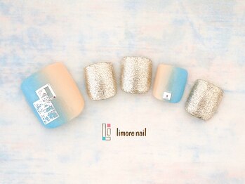 リモアネイル(limore nail)/【フット】縦グラデ☆