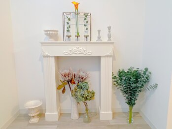 ヨサパーク アタ 中目黒店(YOSA PARK ATHA)/Luluonnに座ると見える壁面♪♪