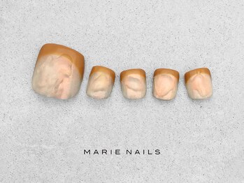 マリー ネイルズ いわきラトブ店(MARIE NAILS)/定額7,700円税込 ブラウン0907e