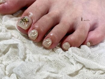 アイネイルズ 渋谷店(I nails)/【Kana.y】うるうるシェルフット