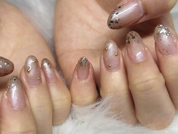 フィルイン　ラメグラデーション