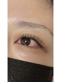 メイル バイ アイミー(meil by eye me.) eyelash《透け感》ブラウンカラー◎垢抜け感◎