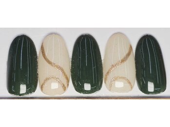 ティーエヌ 啓文社コア 福山西店/しっとり大人アートネイル