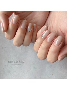 リアンスネイル ヴィヴィッド 岡山店(LianS nail ViViD)/二本アート