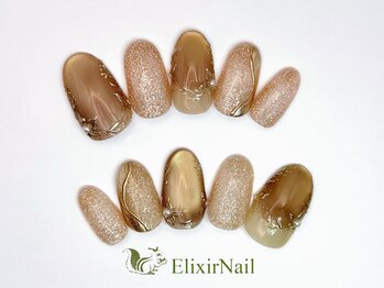 エリクサーネイル 西武新宿(Elixir Nail)/定額b カジュアル/クーポン使用
