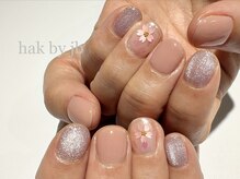 ハク ネイル バイジェービー 稲毛(hak nail byjb)/お任せシンプルデザイン