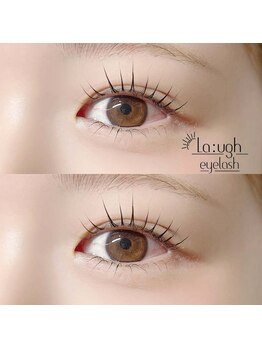 ラフ アイラッシュ 市原店(La:ugh eyelash)の写真/ちゅるんとした束感♪今流行りの【マスカラパーマ】で艶×濃さをプラス★自まつ毛で叶う上品可愛い目元へ◎