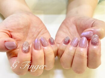 ジーフィンガー 大井町店(G Finger)/ミラー&マグのキラキラネイル