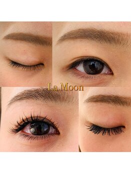 ラ ムーン アイラッシュアンドヘアメイク(La.Moon)/ビフォーアフター
