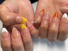 イロ ネイルサロン(iro)/バイカラーフレンチネイル