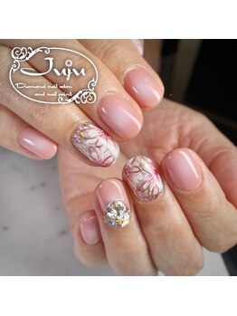 ジュジュ(Juju)/コスモスネイル 秋ネイル