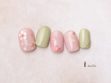 アイネイルズ 横浜EAST店(I-nails)/桜ホログラムネイル