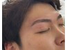 ［ eyebrow ］ 眉毛perm ＋ wax除去 ¥4,000 → ¥3,800
