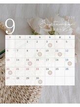 アフェットレガーレ 京都三条店(affetto legare)/9月の営業スケジュール
