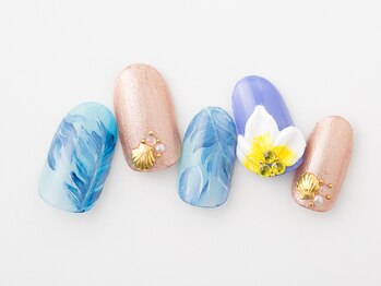 アートラウンジリハナ(Art Lounge Rihana)/プルメリアネイル★