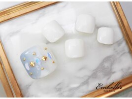 (1036)縦グラデFootネイル