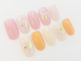 ワンカラー+オーロラフィルム