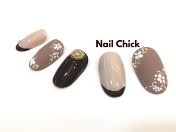ネイルチックコウベ 銀天街店(Nail Chick kobe)/大人フラワーネイル