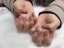 エスポアール 新富町店/大人可愛いネイル