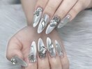 #韓国ネイル #ワンホン #キラキ