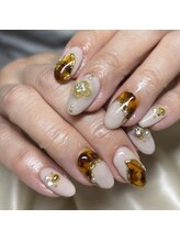 ソラール(SOLAR)/べっこう☆ニュアンスネイル♪