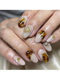 べっこう☆ニュアンスネイル♪