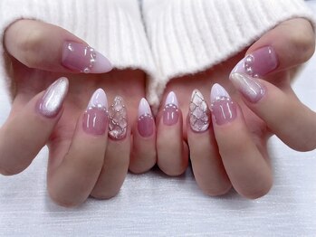 フローラ/キルティングネイル