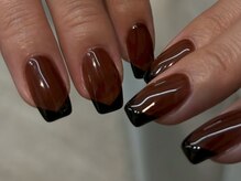 ラクエ(Laque)/ブラウン ブラック 黒フレンチ