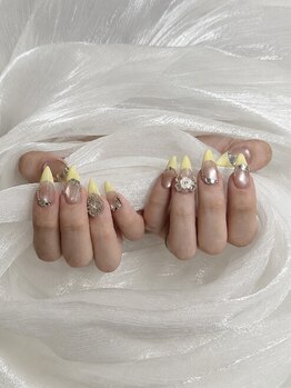 プリエ(Prie)の写真/初めての方も安心!持ちがいいネイルサロンでフォルムが綺麗に整う感動体験を☆