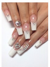 ネイルサロンアンドネイルスクールアートローズ 町田店(Art Rose)/ゴージャスフレンチネイル