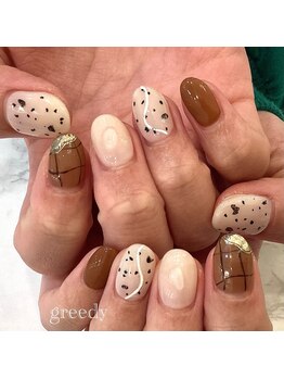 グリーディ(greedy)/ダルメシアンネイル