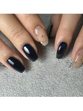 フラワーズネイル(flowers nail)/ビジューネイル/シンプル