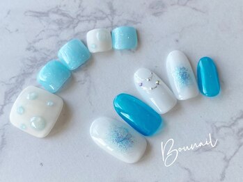 ネイルアンドアイラッシュ ボネール 銀座店(lash Bounail)/エレ ニュアンス 夏