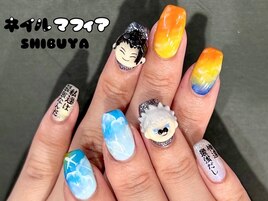 ３D痛ネイル/キャラクター/渋谷