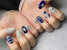 ペル(Per)/チェック柄ネイル