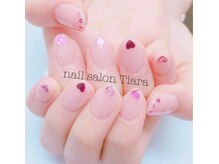 ティアラ(Tiara)/ハート　ネイル