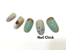 ネイルチックコウベ 銀天街店(Nail Chick kobe)/ニュアンスツイードネイル