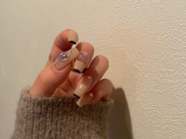 ハートフレンチネイル